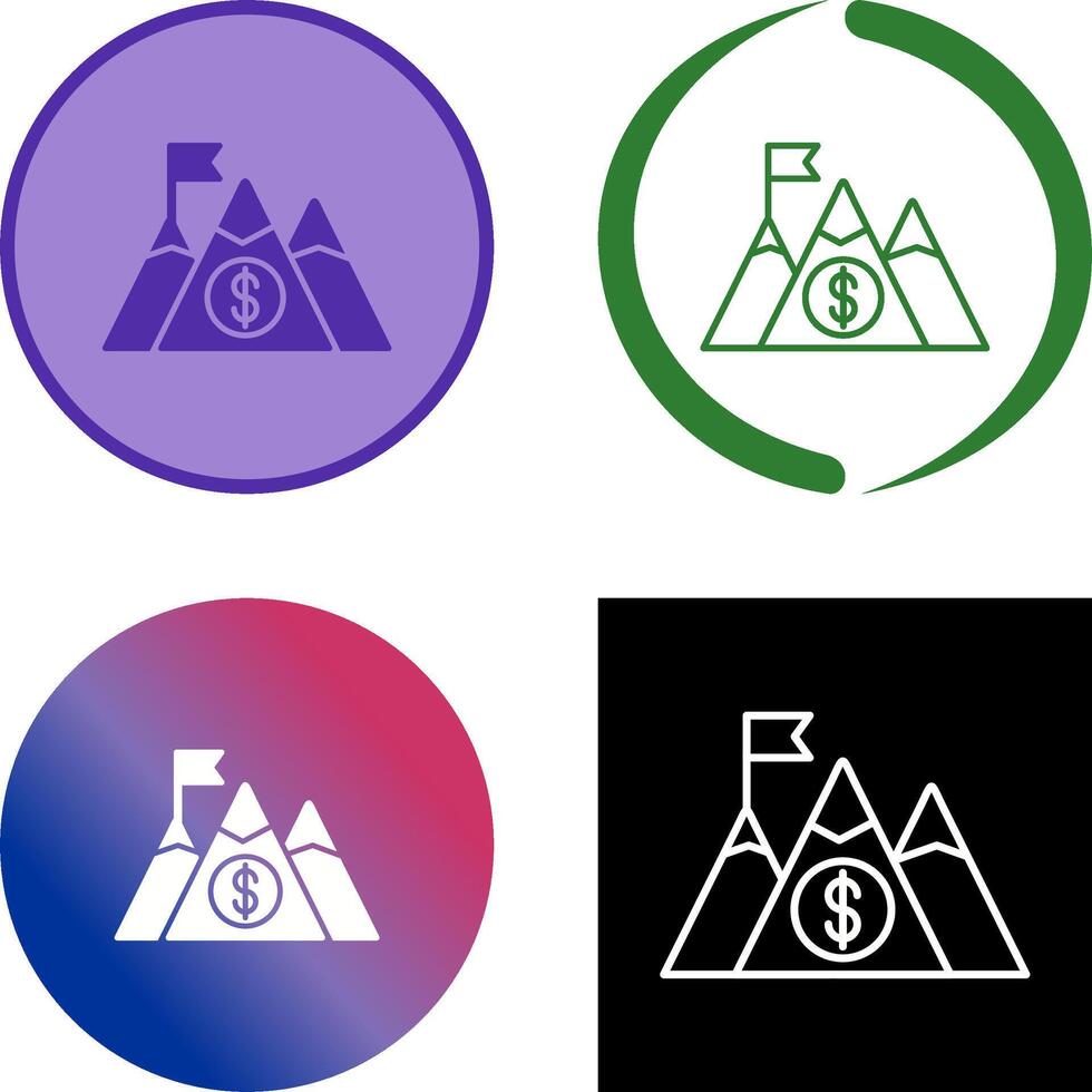 Mountain Icon Design vector