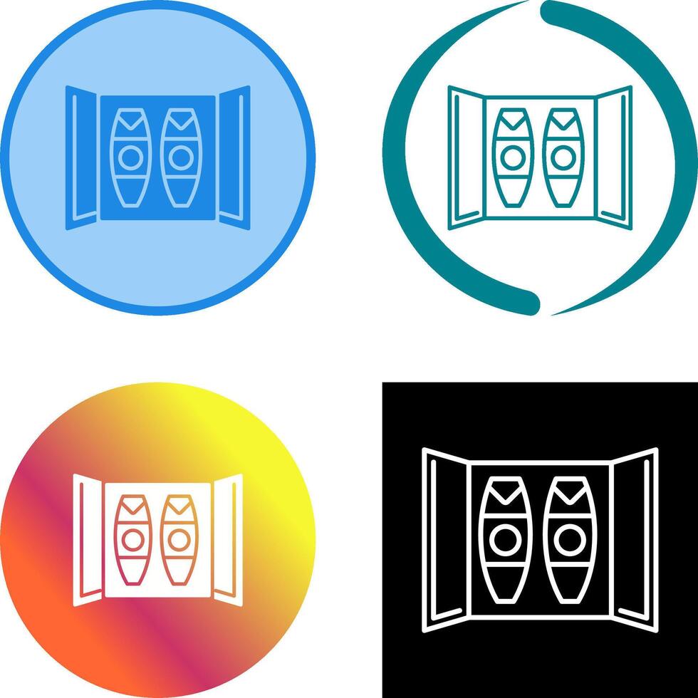 Cigar Box Icon Design vector