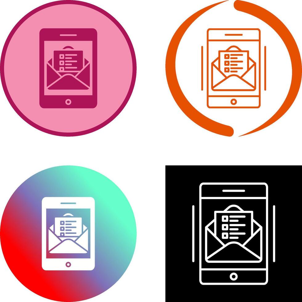 Email Icon Design vector
