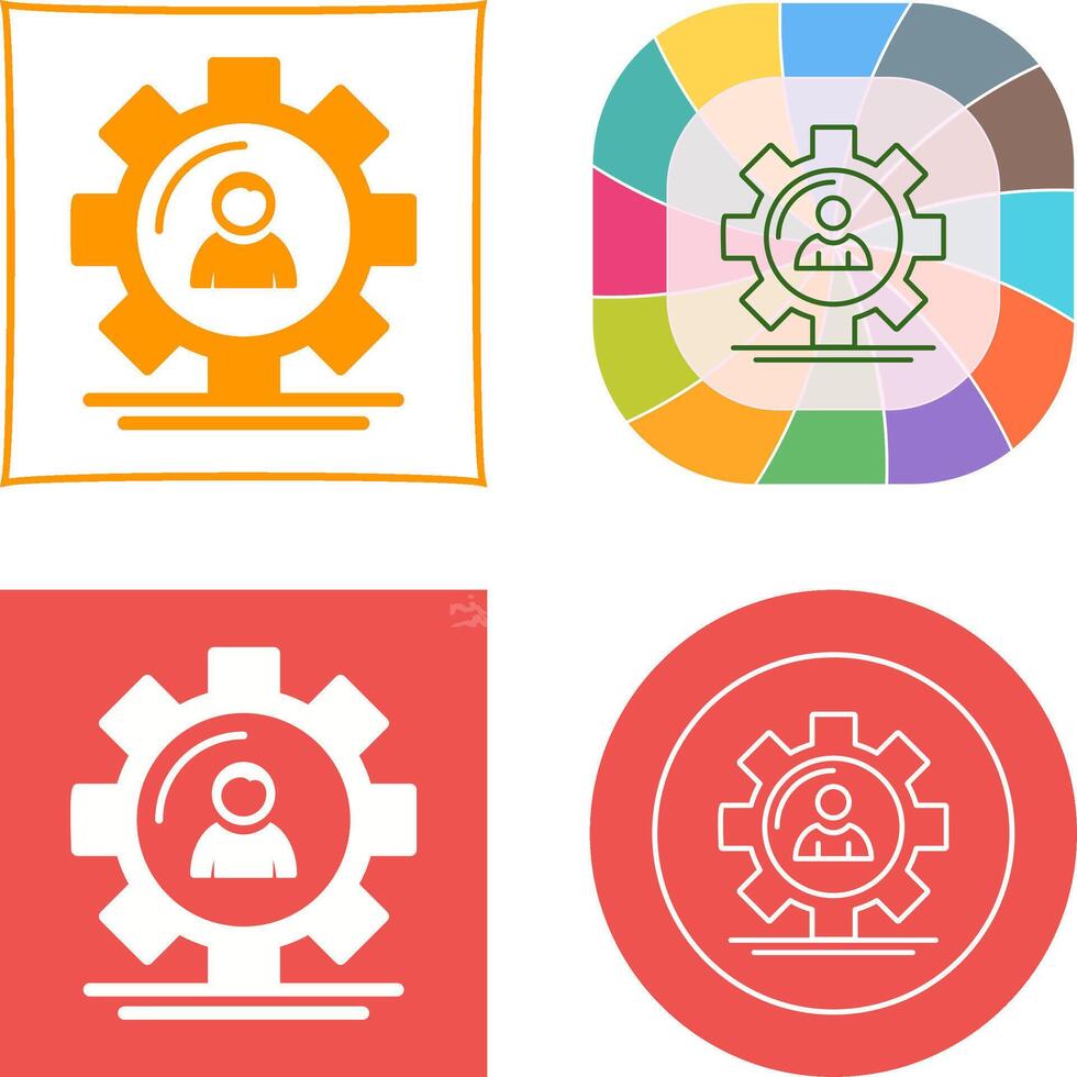 Management Icon Design vector