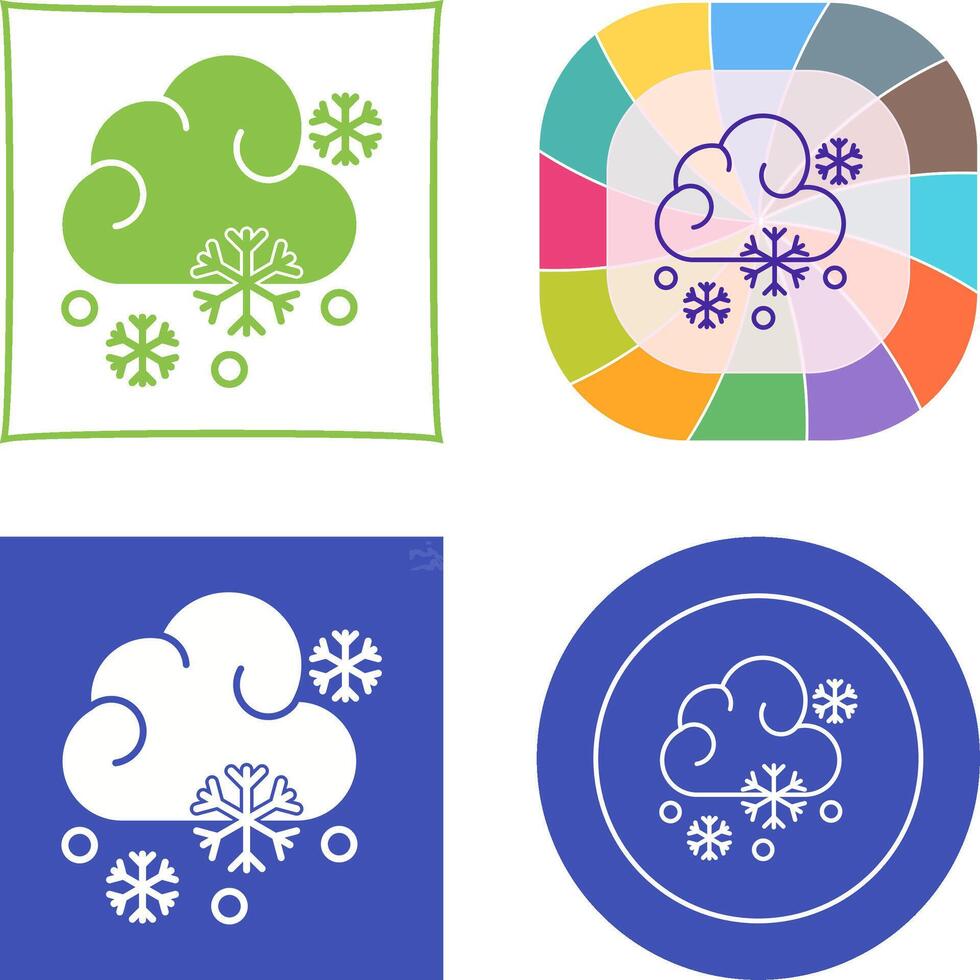 Snowy Icon Design vector