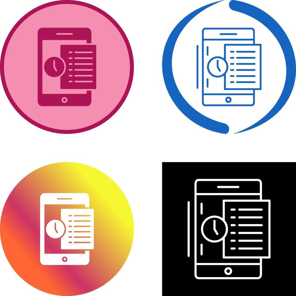 Online Quiz Icon Design vector