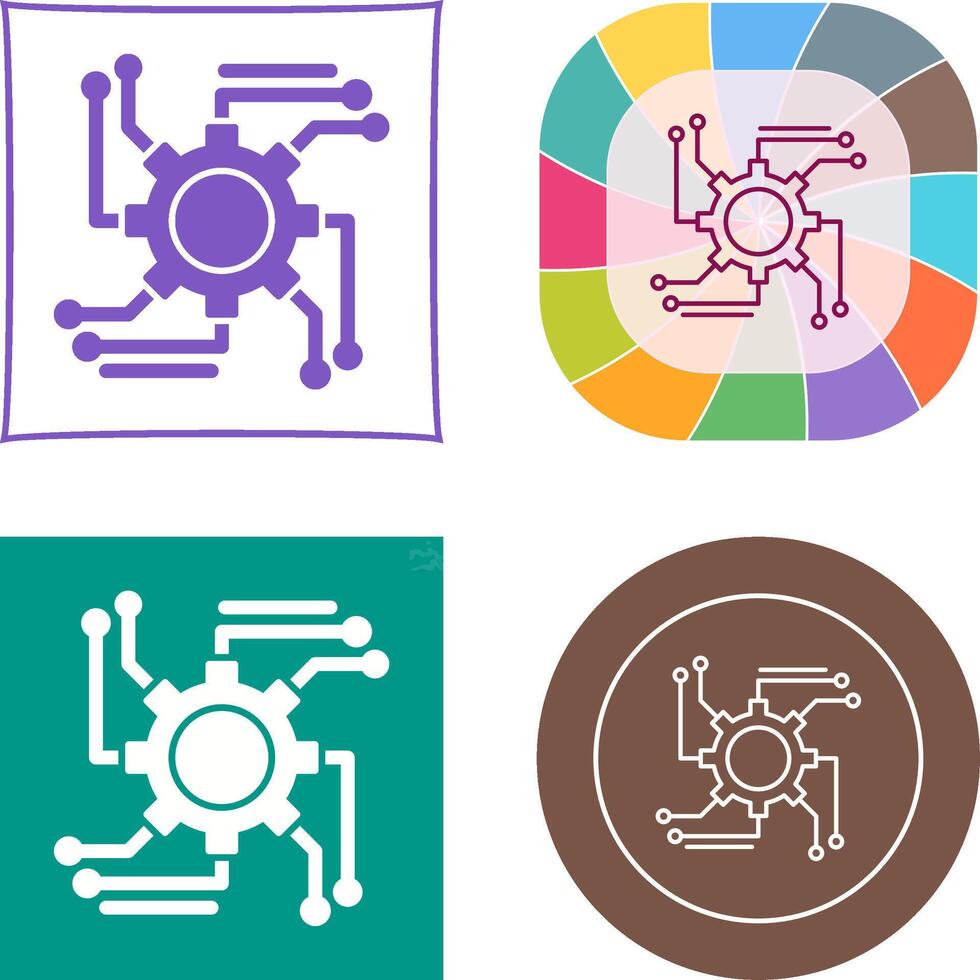 Automation Icon Design vector