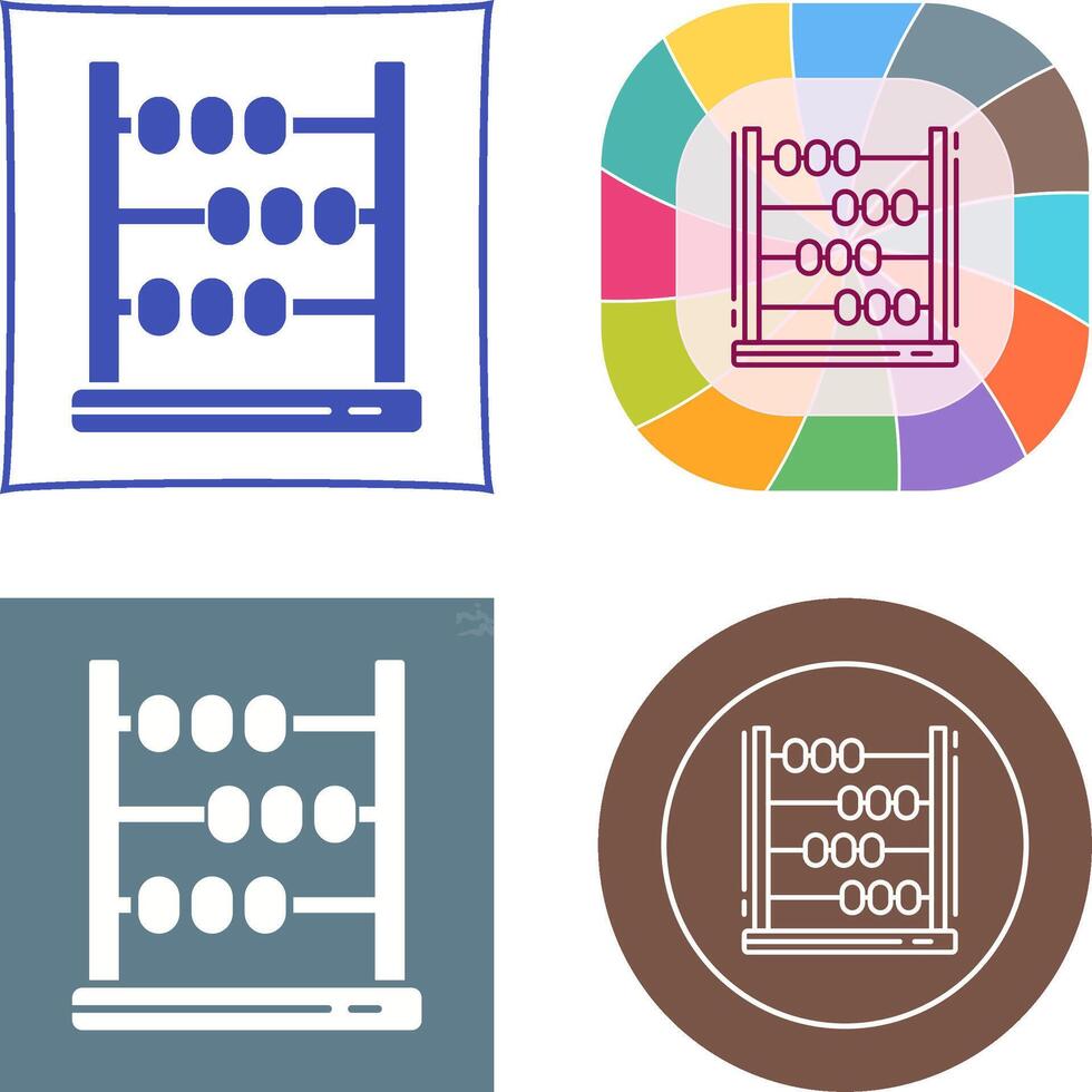 Abacus Icon Design vector