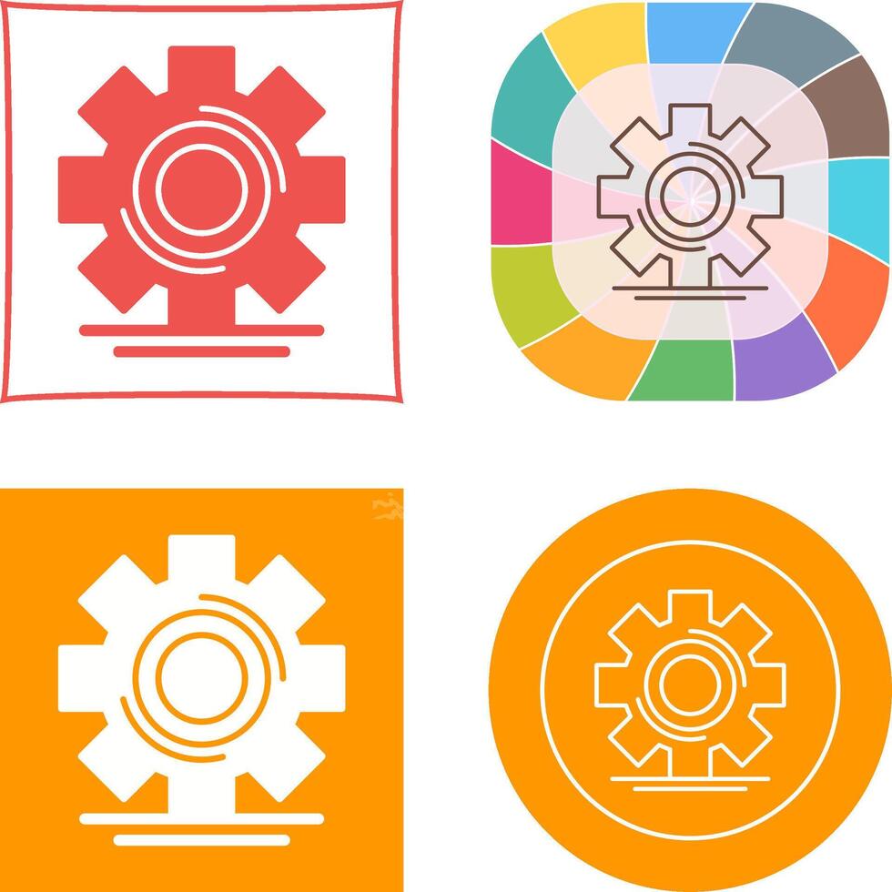 Setting Icon Design vector
