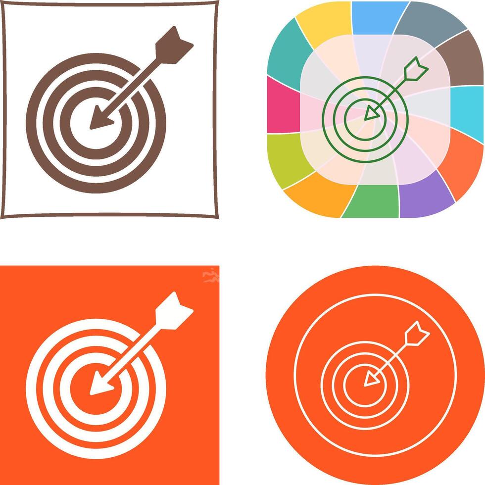 Goal Icon Design vector