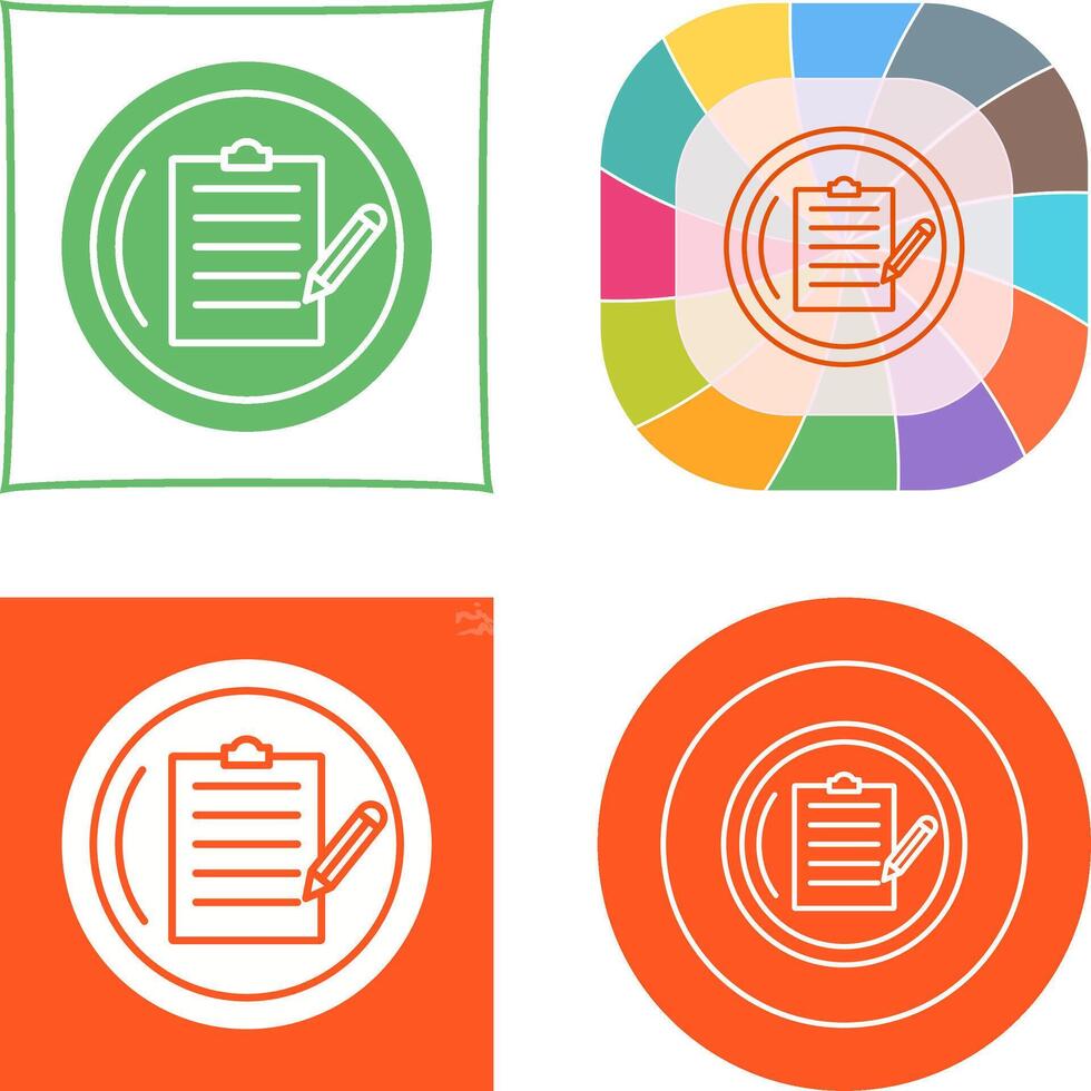 Contract Icon Design vector
