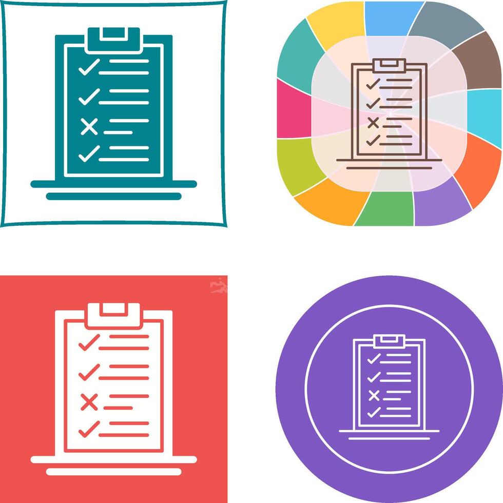 Delivery List Icon Design vector