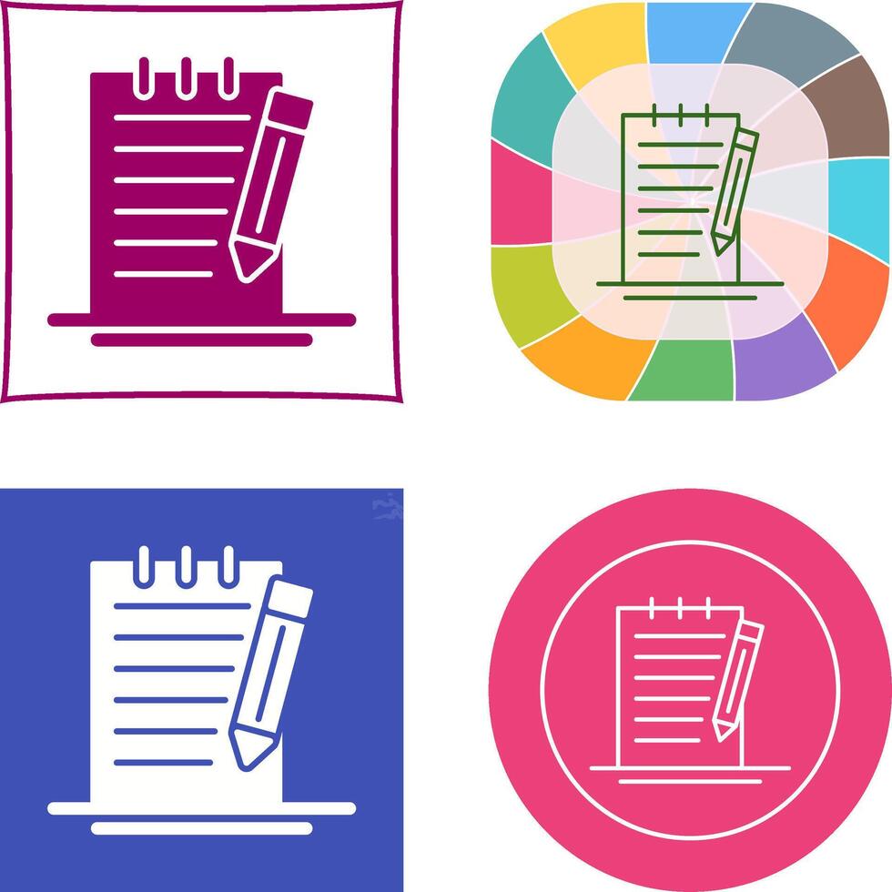 Check Up List Icon Design vector