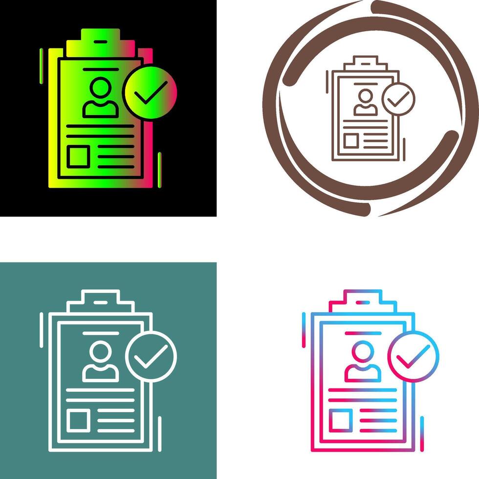 Hire Icon Design vector