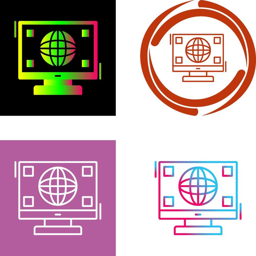 Worldwide Icon Design vector