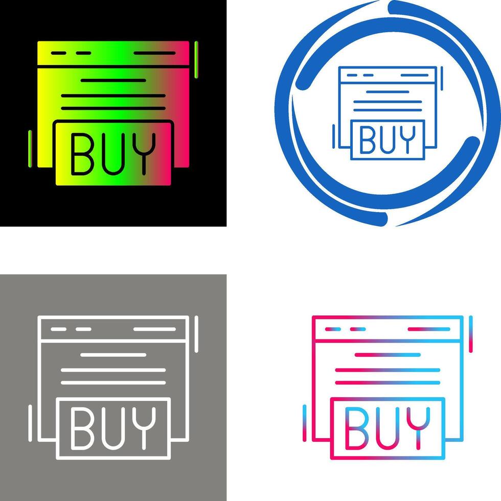 Buy Icon Design vector