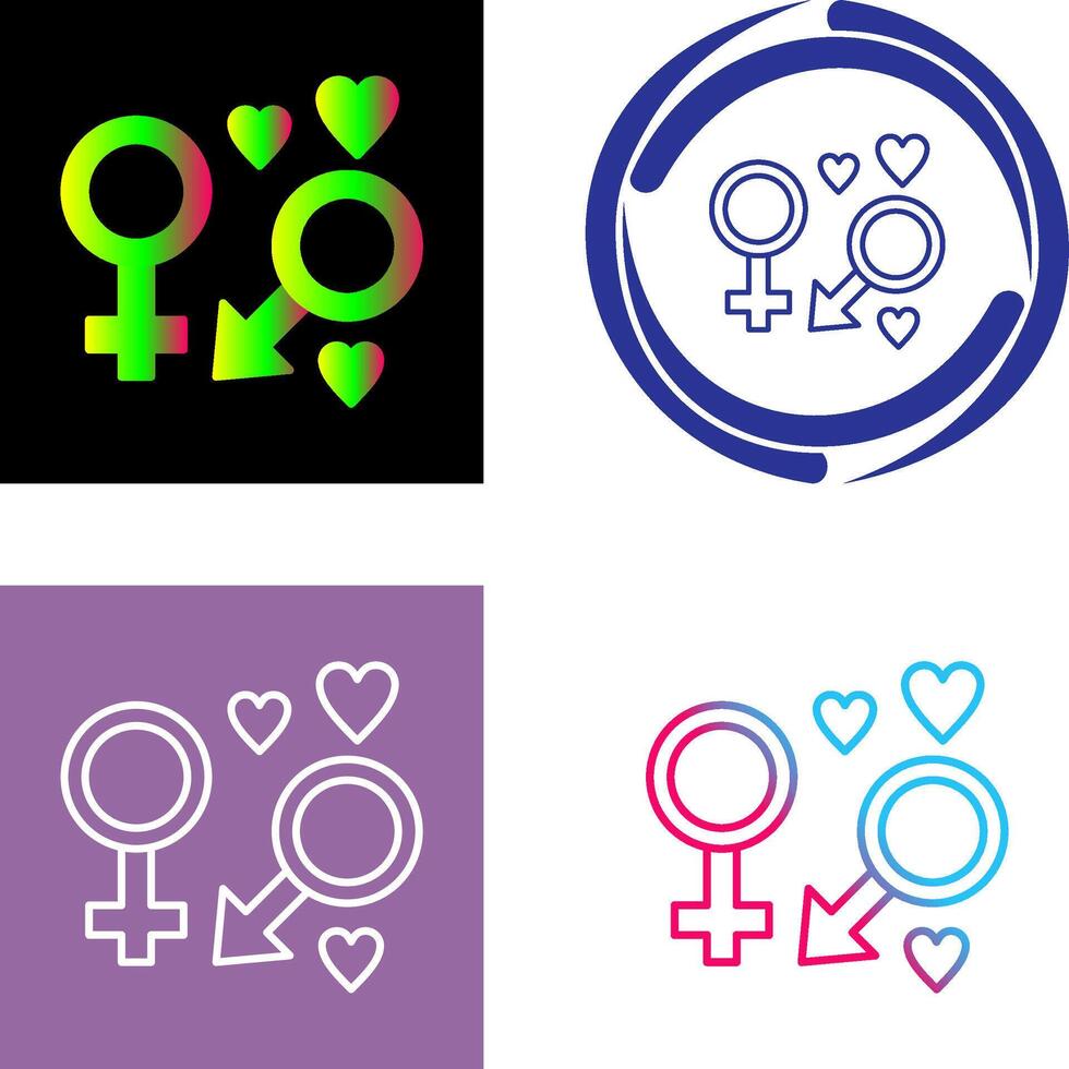 Genders Icon Design vector