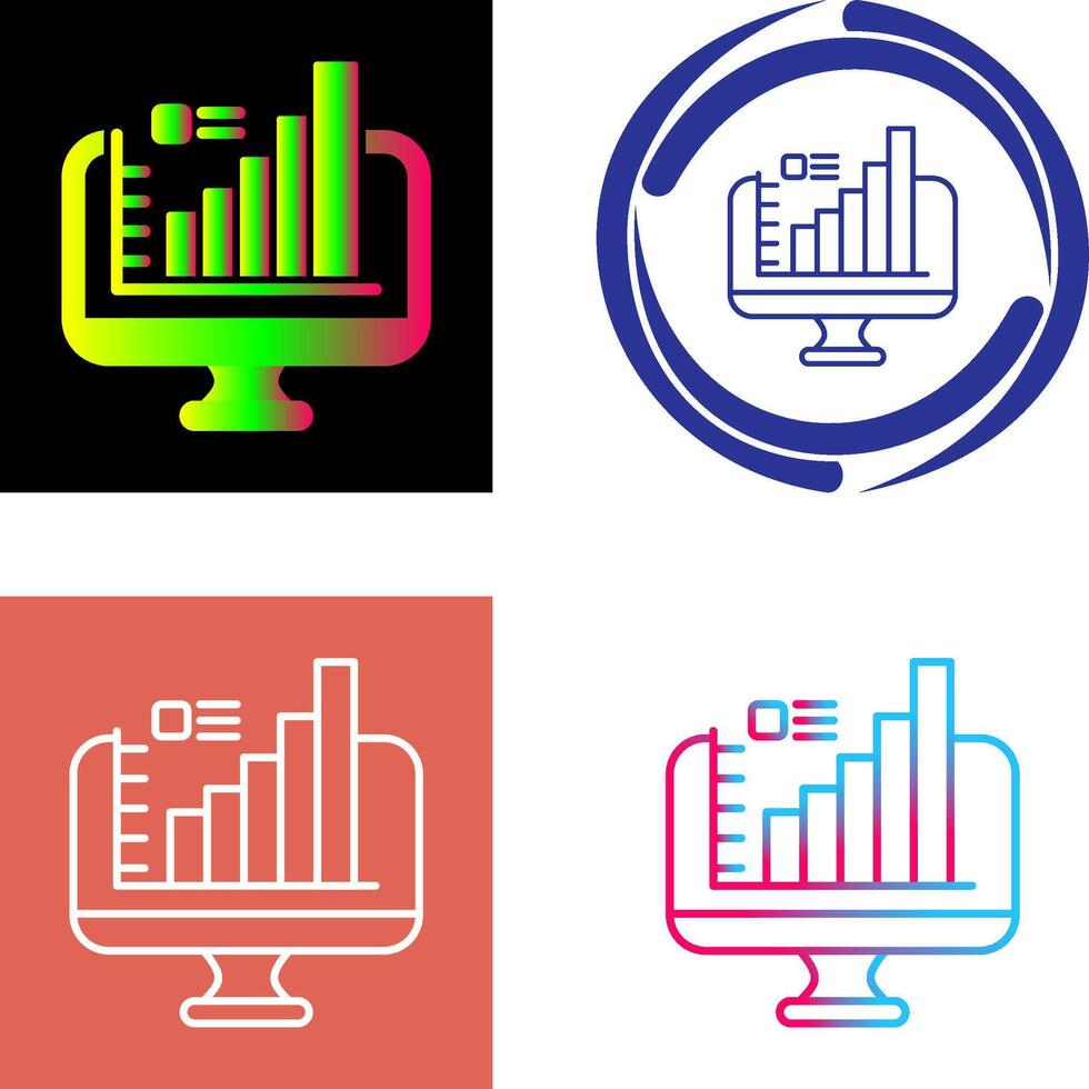Monitor Icon Design vector