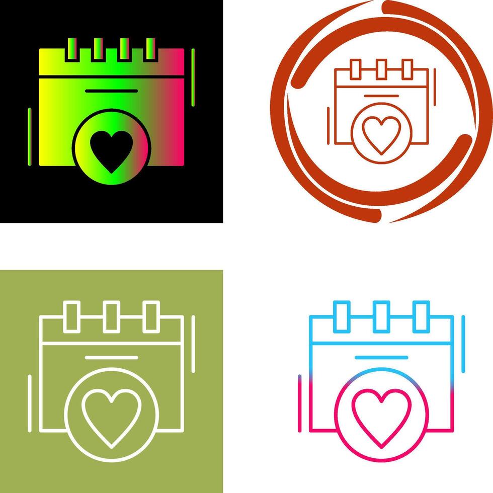 Wedding Day Icon Design vector
