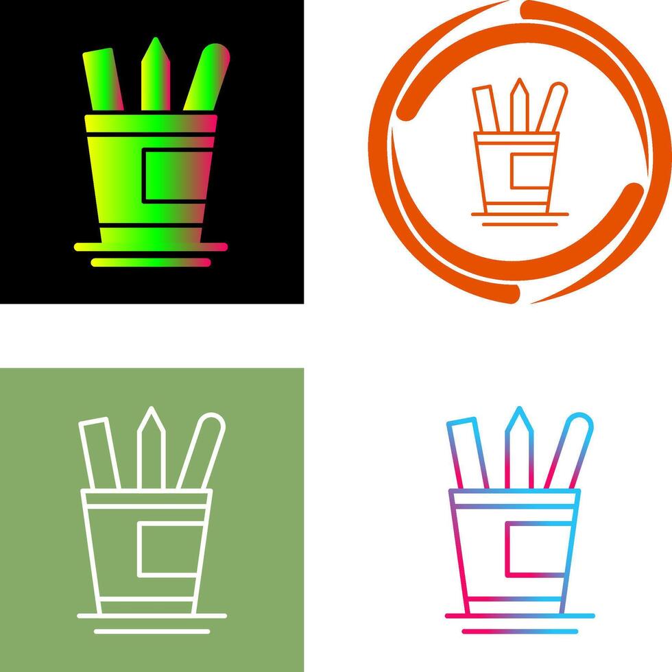 Stationery Icon Design vector