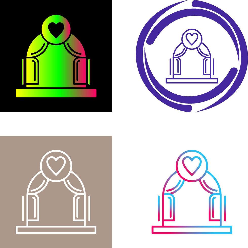 Arch Icon Design vector