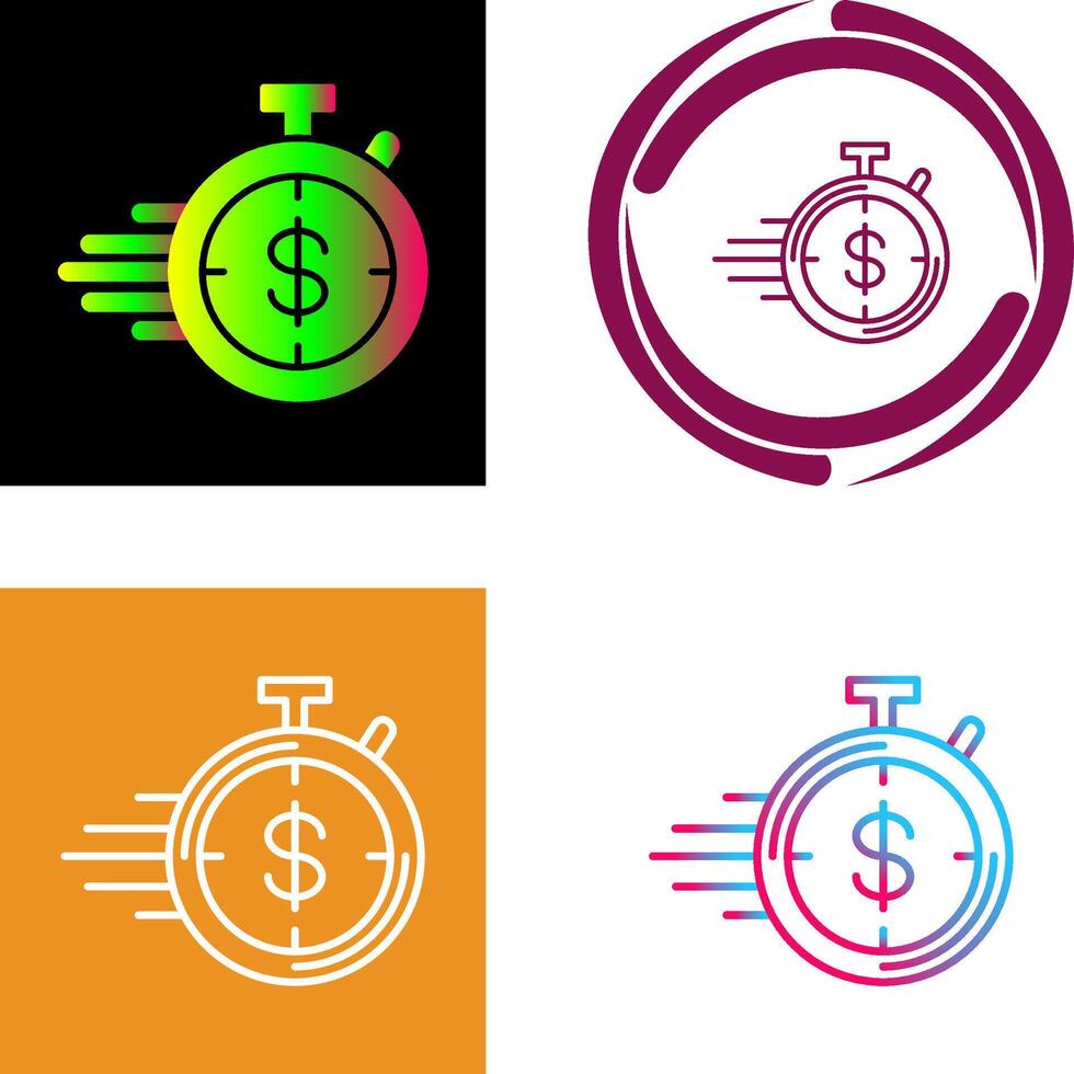 Timer Icon Design vector