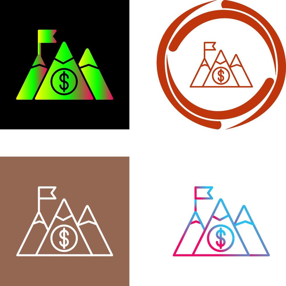 Mountain Icon Design vector