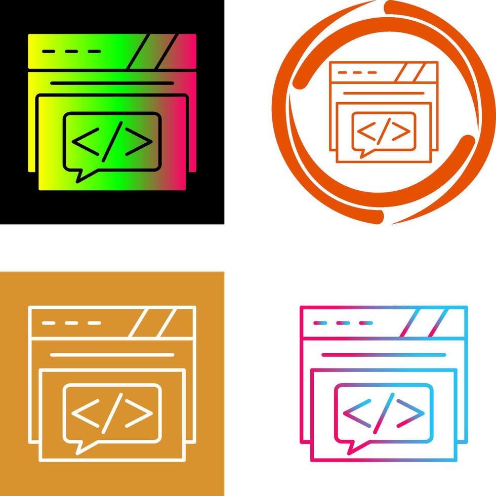 Message Icon Design vector
