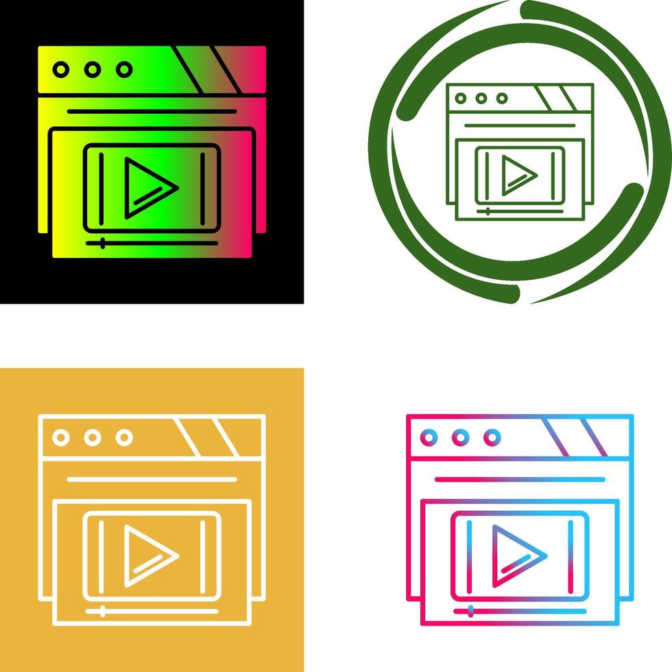 Player Icon Design vector