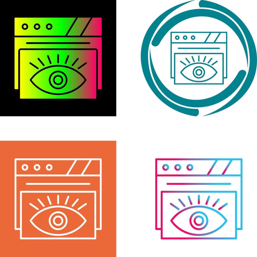 Eye Icon Design vector