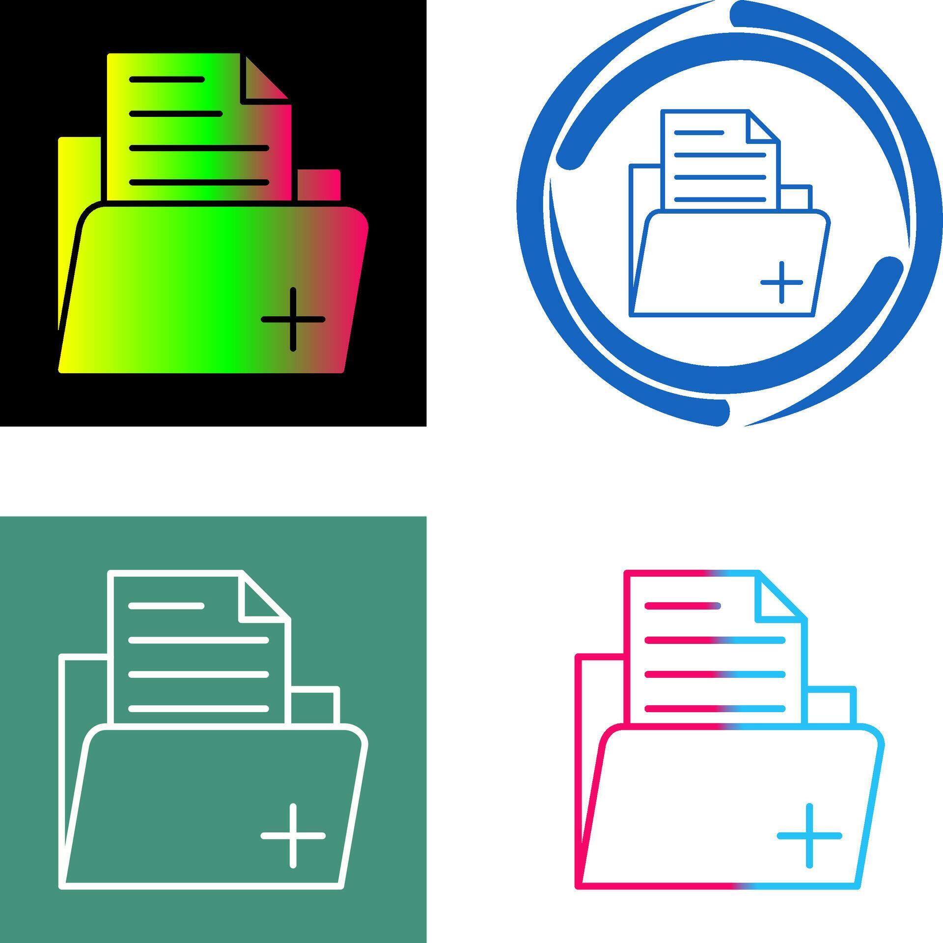 Folder Icon Design 44347618 Vector Art at Vecteezy