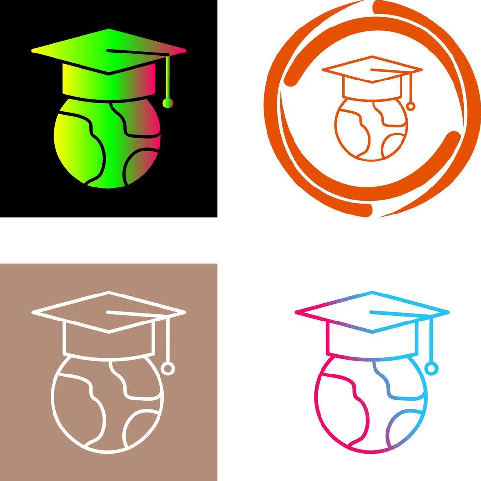 Earth Icon Design vector