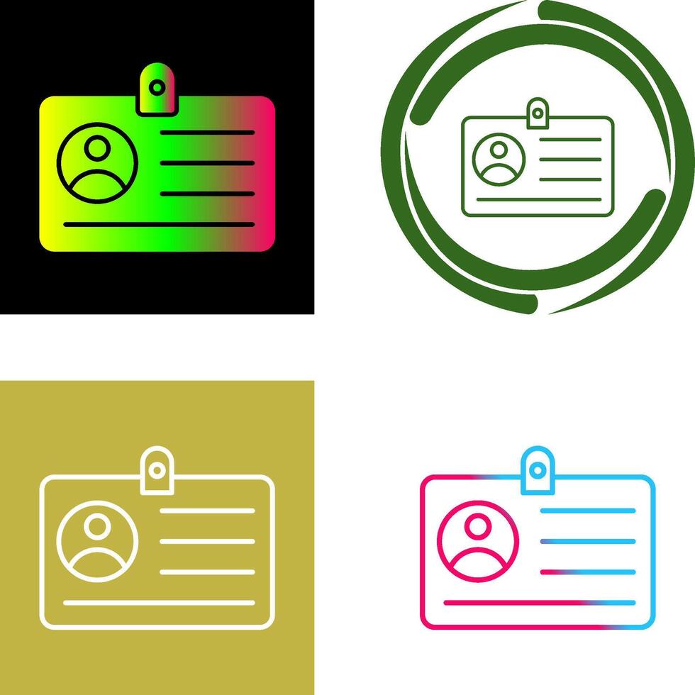 Card Icon Design vector