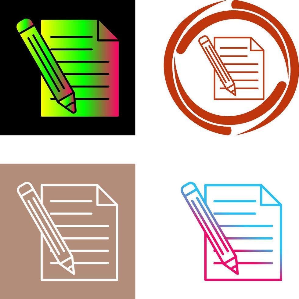 Pencil Icon Design vector