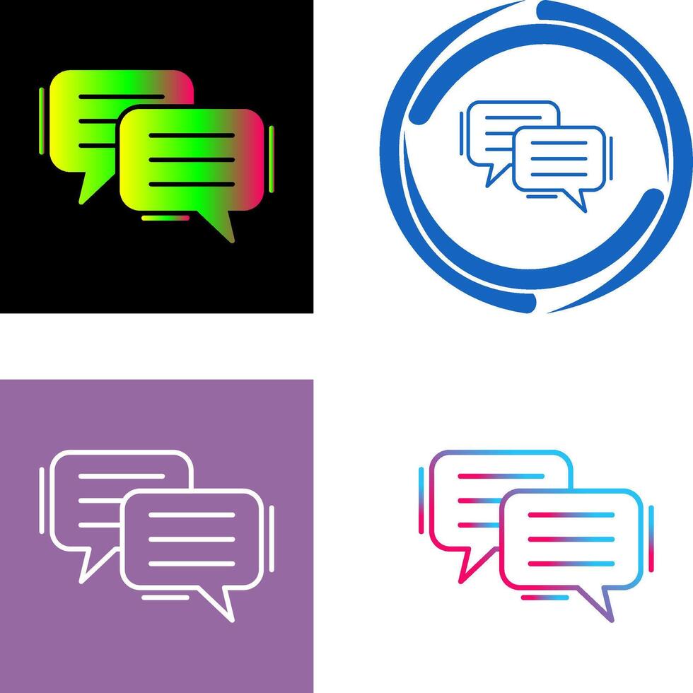Chat Icon Design vector