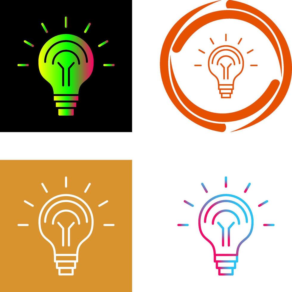 Idea Icon Design vector