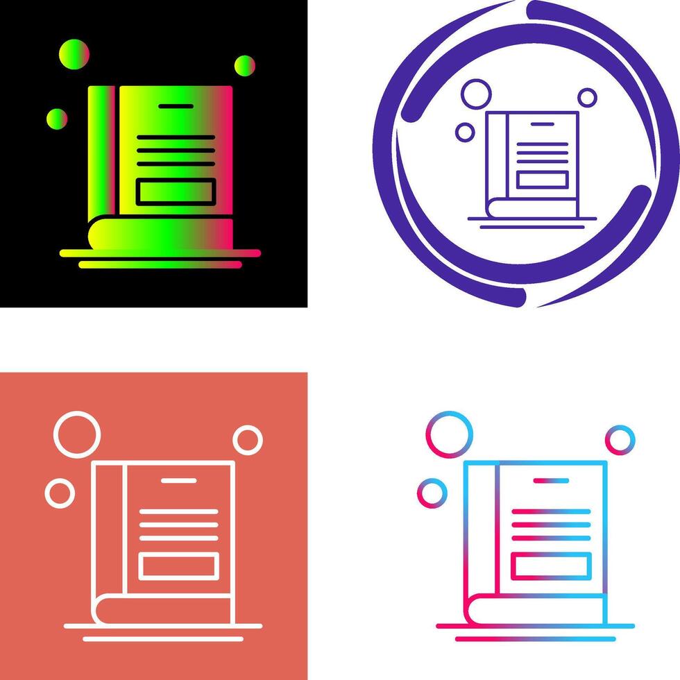 Book Icon Design vector