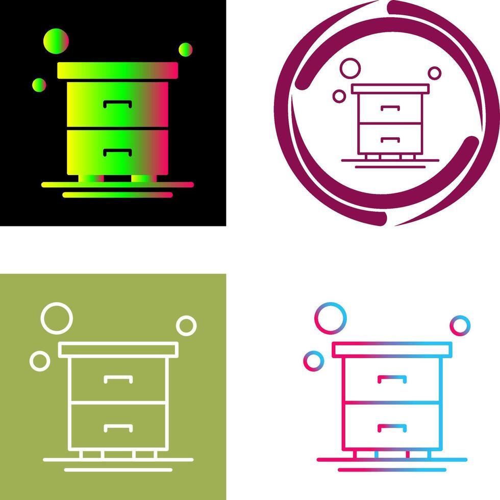 Table Icon Design vector