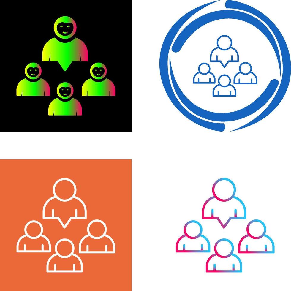 Group Icon Design vector