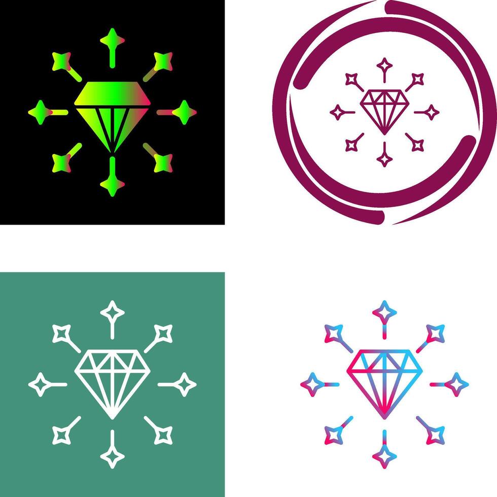Diamond Icon Design vector