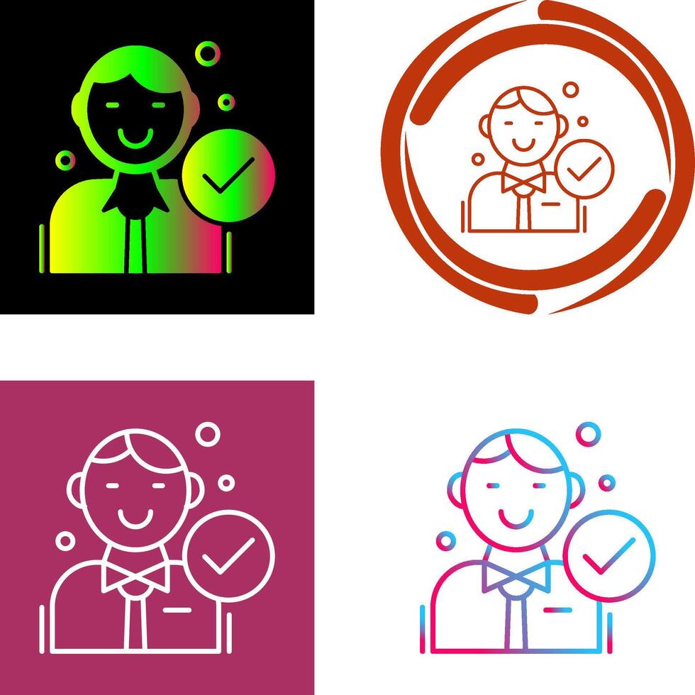 Hire Icon Design vector