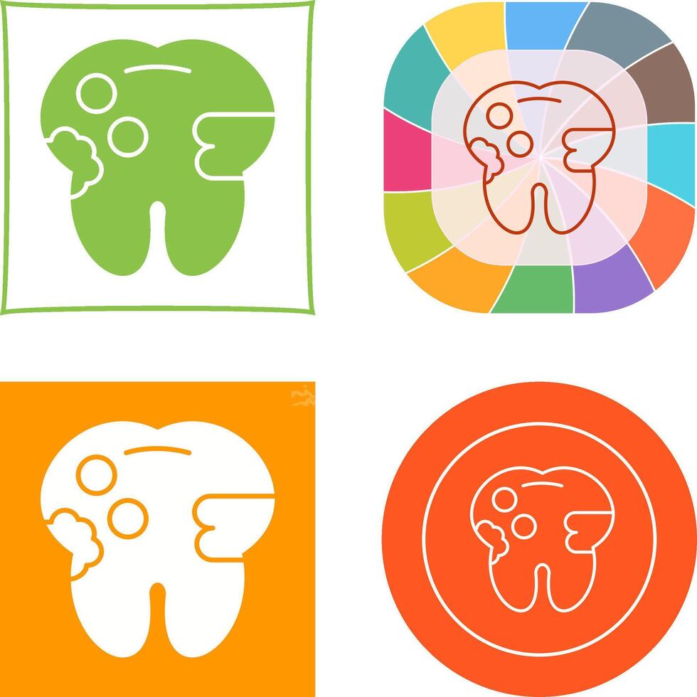 Caries Icon Design vector