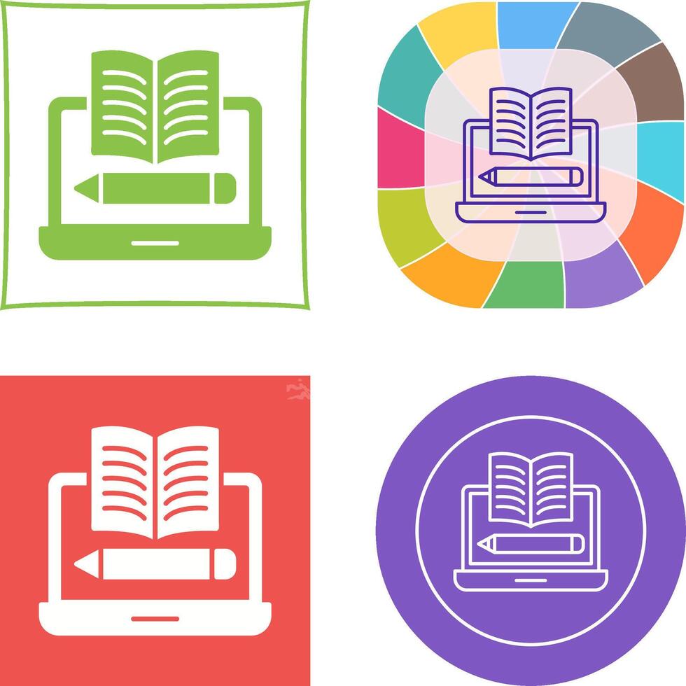Written Icon Design vector