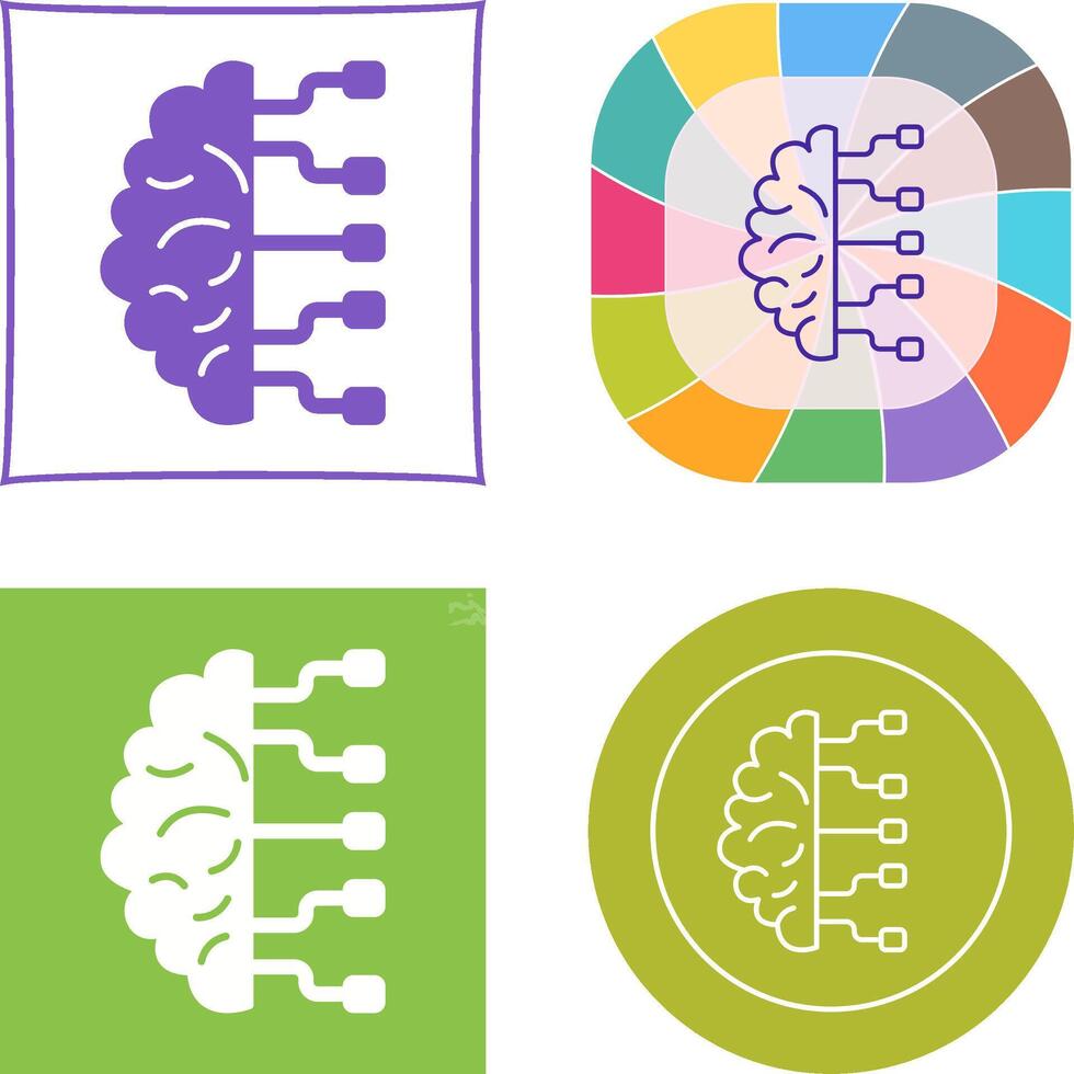 Brain Icon Design vector