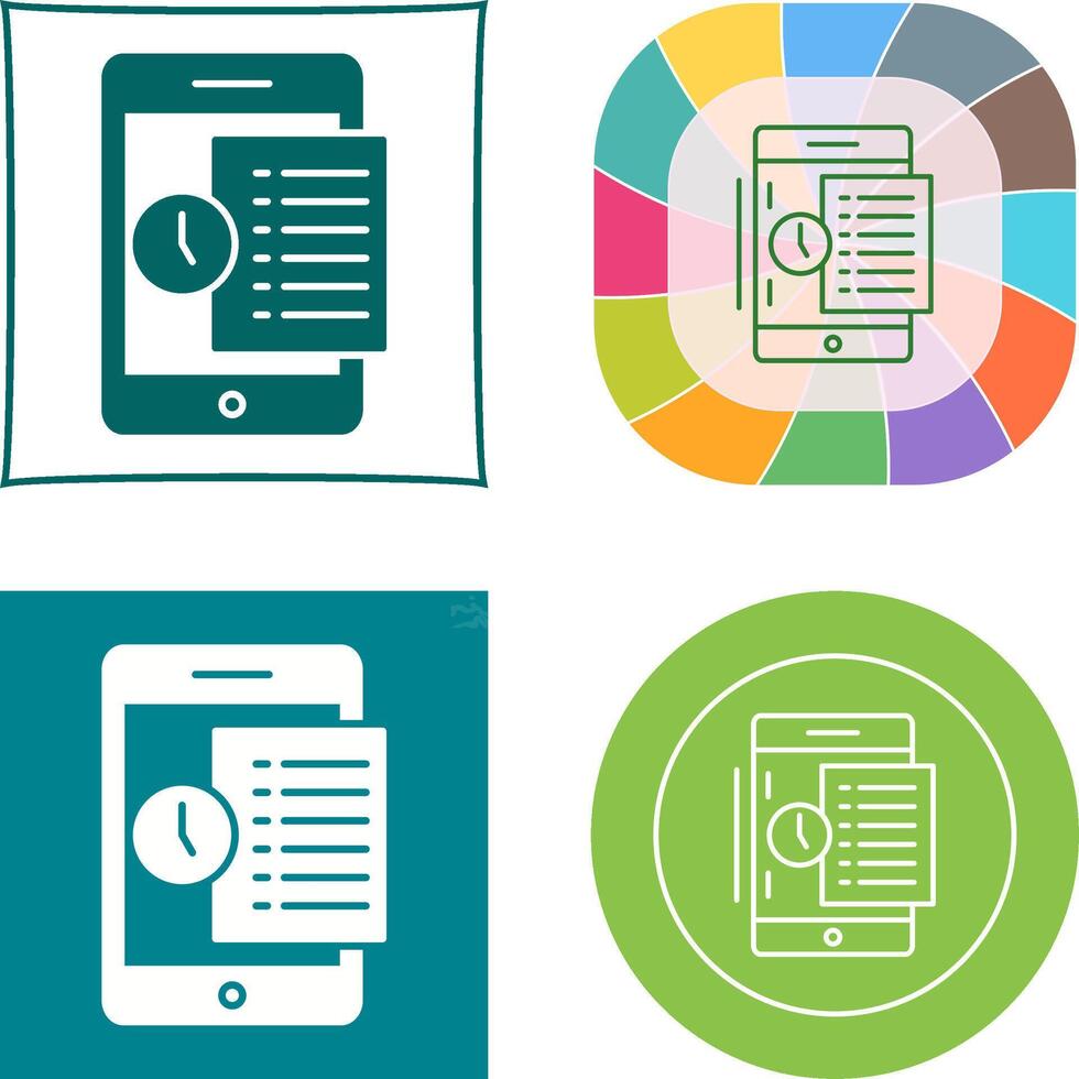 Online Quiz Icon Design vector