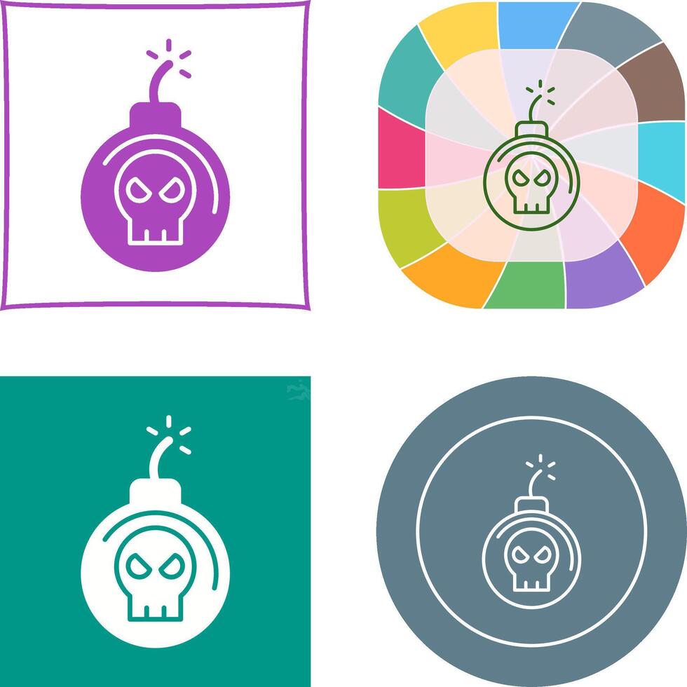 Bomb Icon Design vector