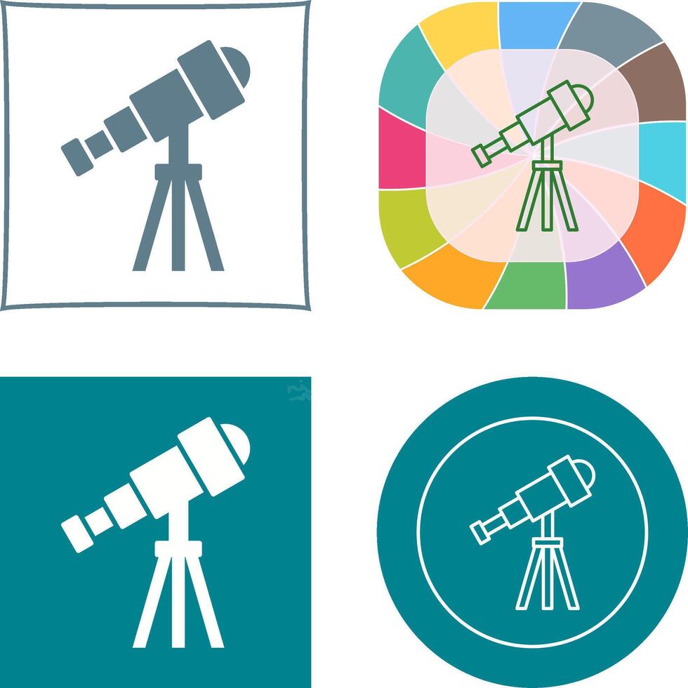 Telescope Icon Design vector