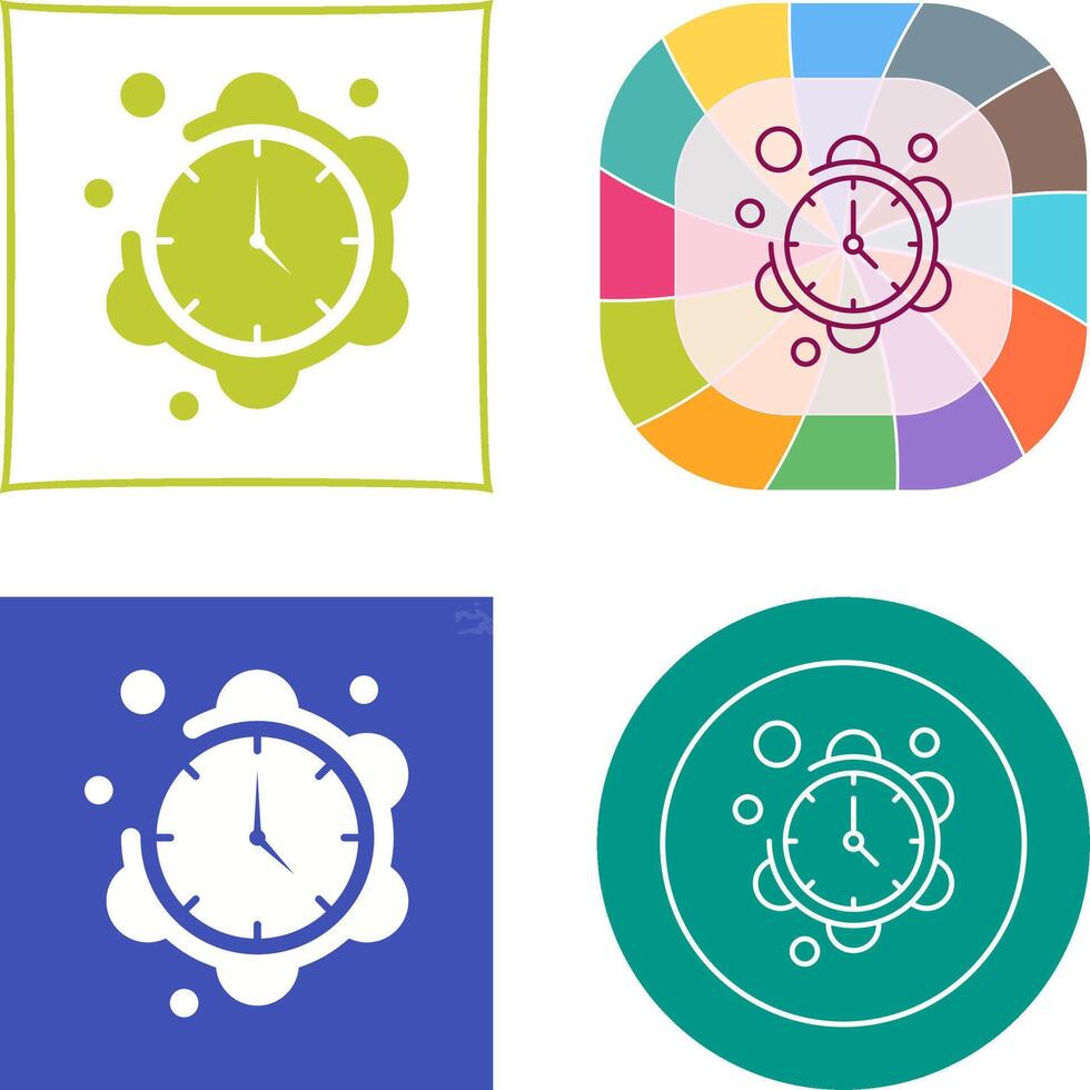 Clock Icon Design vector