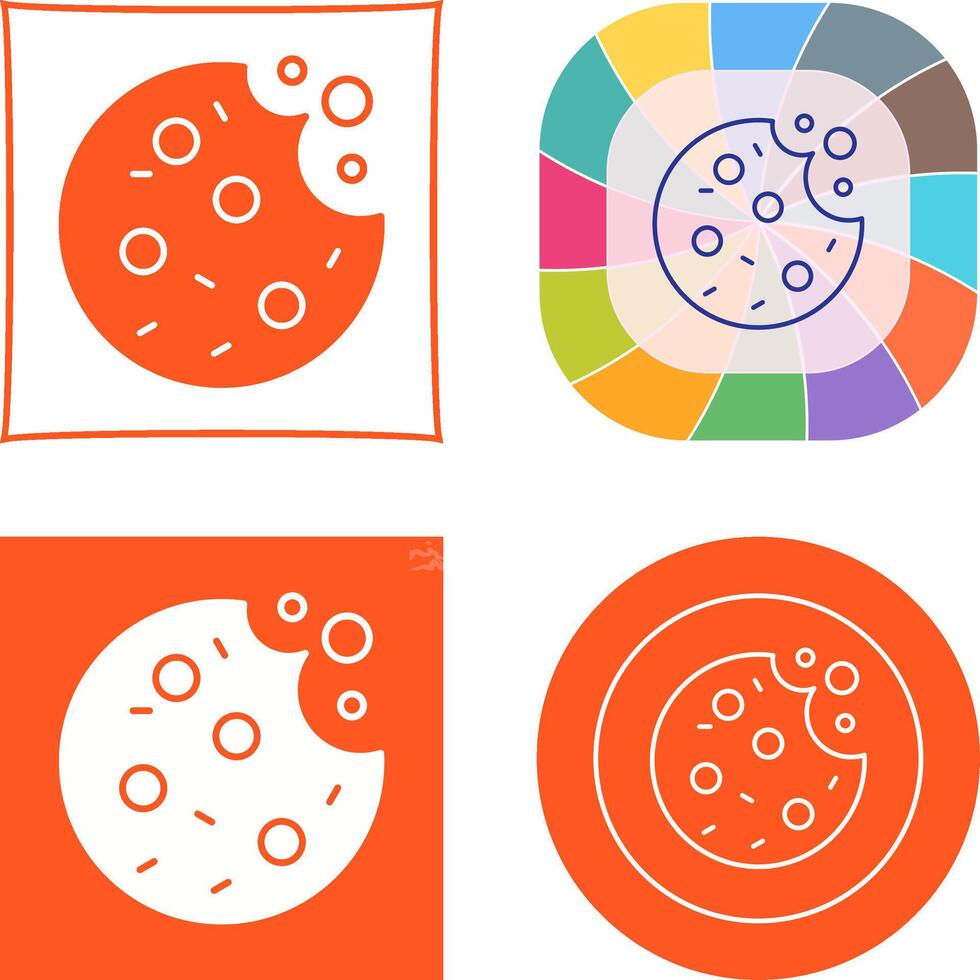 Cookie Icon Design vector