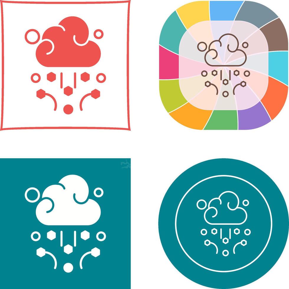 Hail Icon Design vector