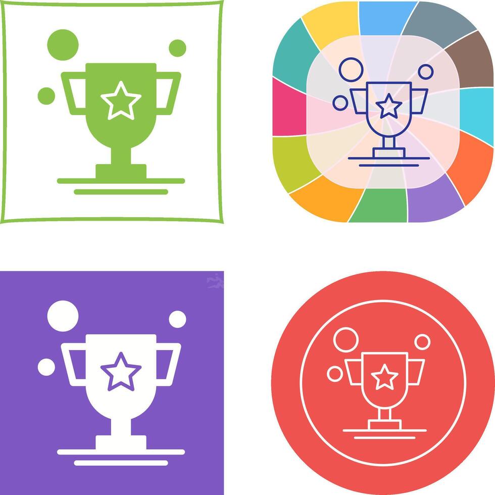 Trophy Icon Design vector