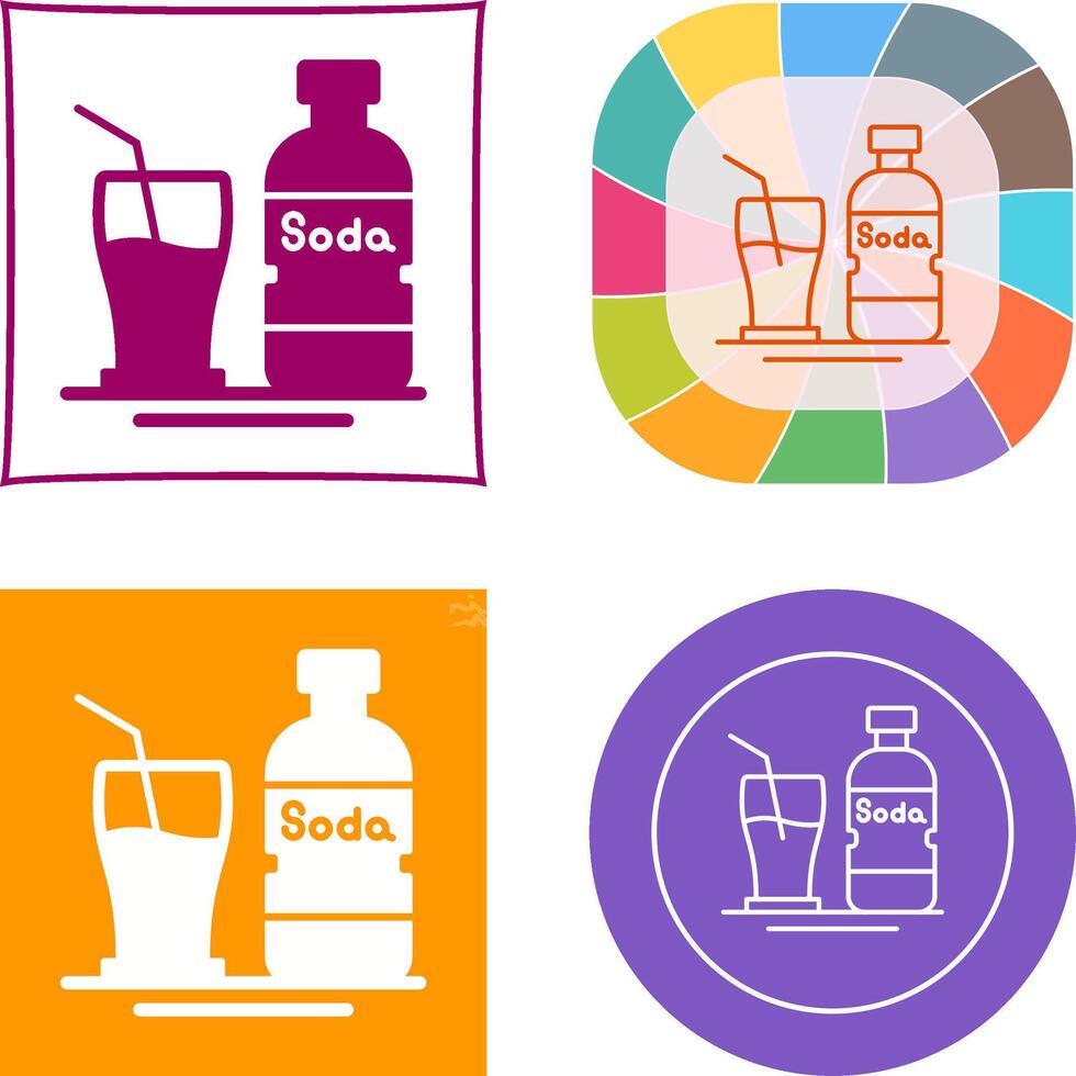 Soda Icon Design vector