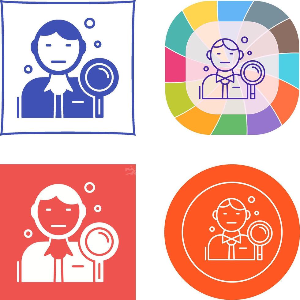 Candidate Icon Design vector