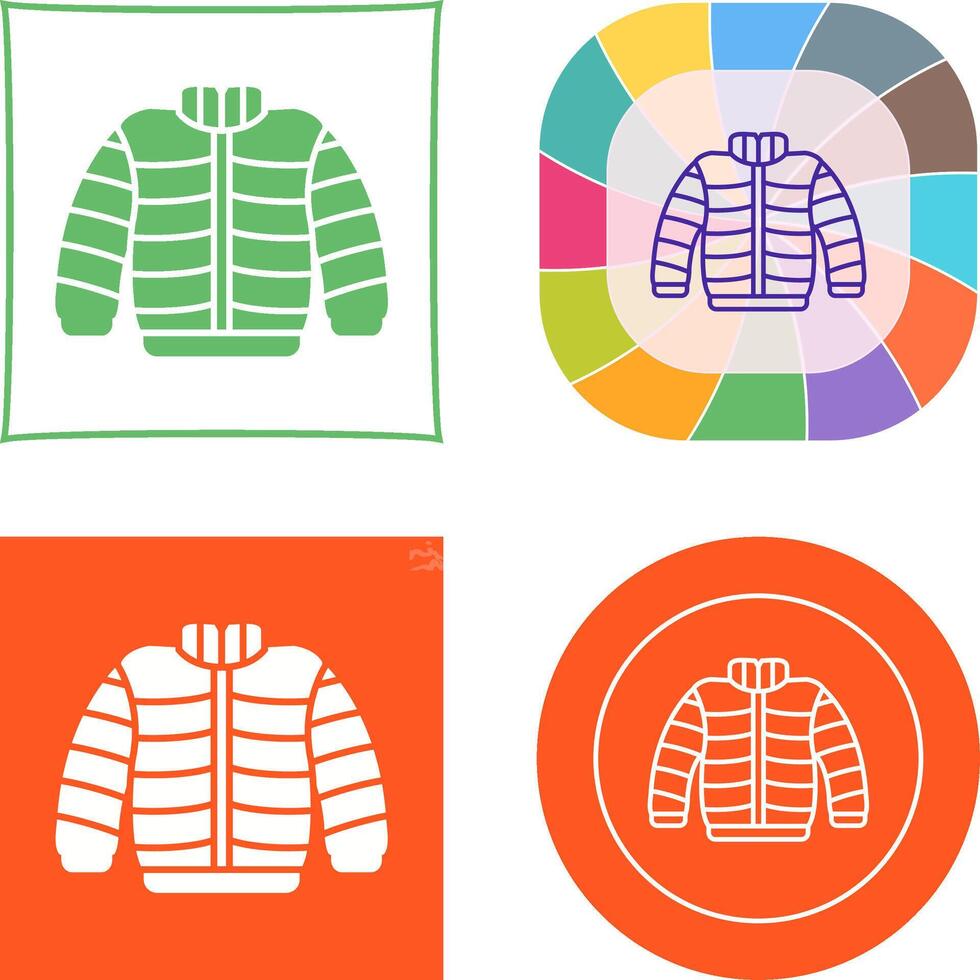 Winter Clothes Icon Design vector